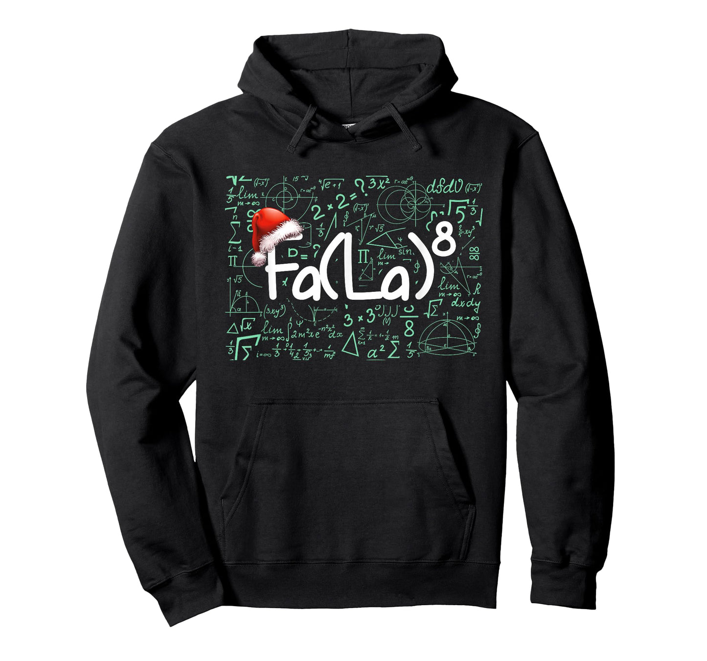 FA (La) 8 Funny Math Christmas FA La 8 Teacher Student T-Shirt