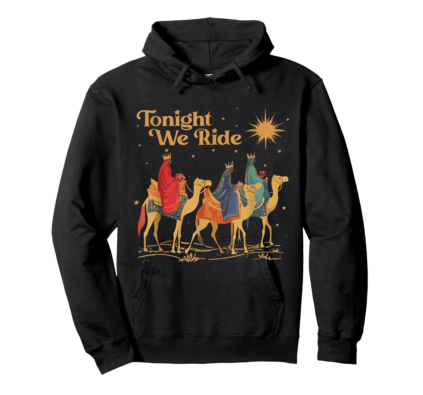 Tonight We Ride Three Wise Men Christmas Christian Jesus T-Shirt
