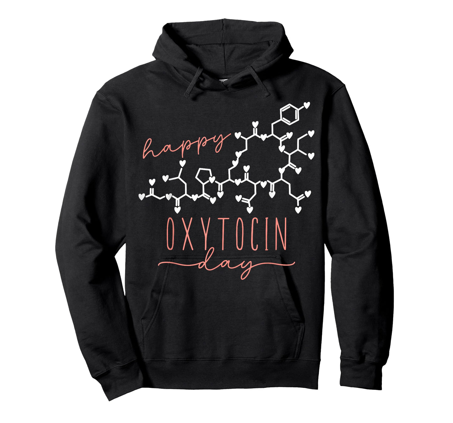 Happy Oxytocin Day Heart Valentines Molecule Chemistry T-Shirt