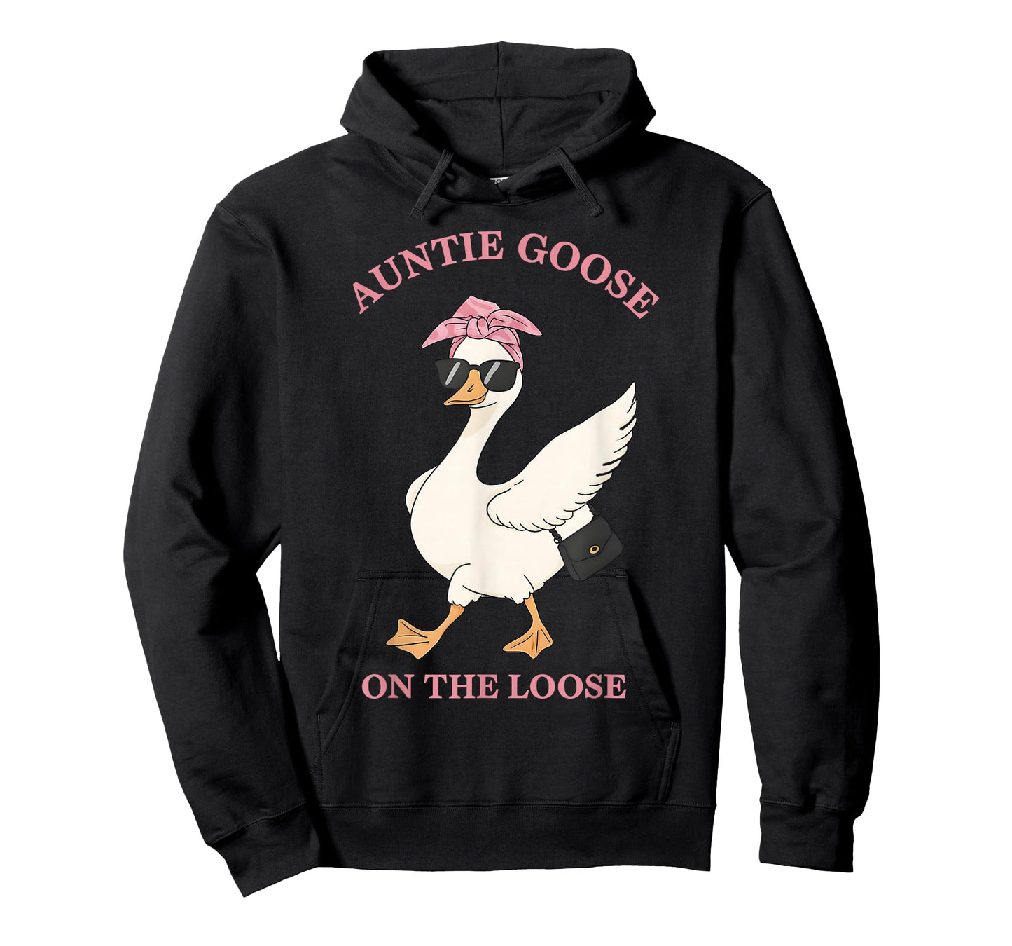 Funny Silly Auntie Goose On The Loose Family Aunt T-Shirt