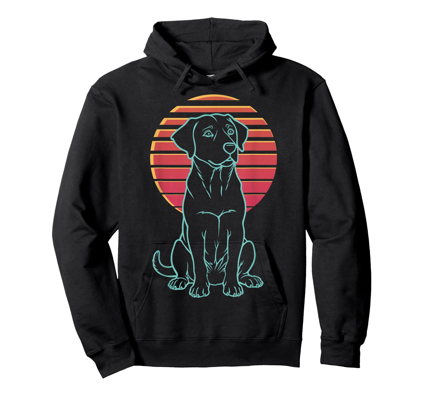 Labrador Retriever Lover Dog Owner Retro Synthwave 80s T-Shirt