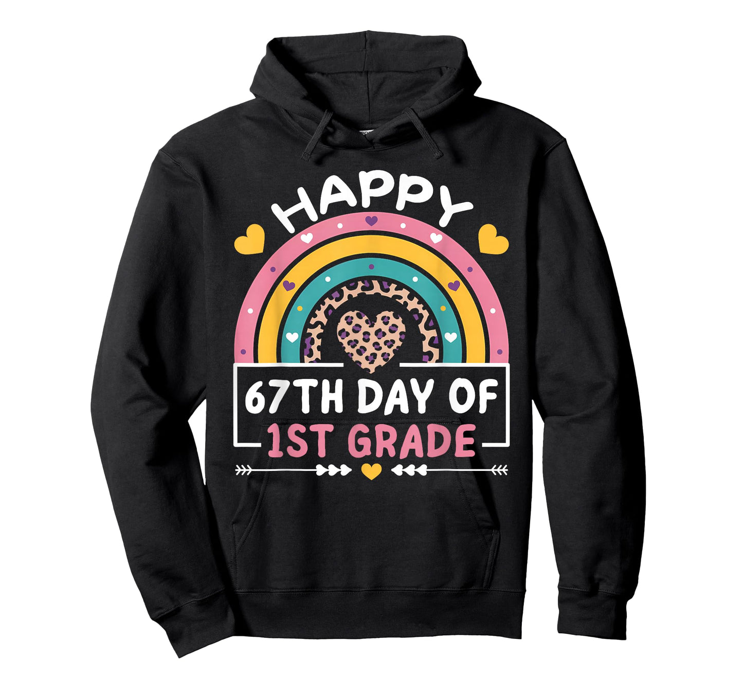 67 Days of School Happy 67th Day of 1st Grade Teacher T-Shirt
