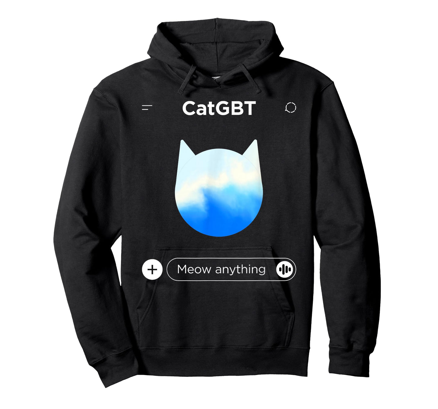 Cat GBT Ask Anything - Funny Ai Meme Parody T-Shirt