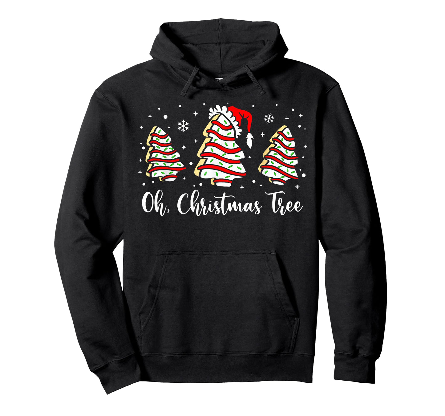 Groovy Oh Christmas Tree Cakes Debbie Becky Jen Cake Lovers T-Shirt