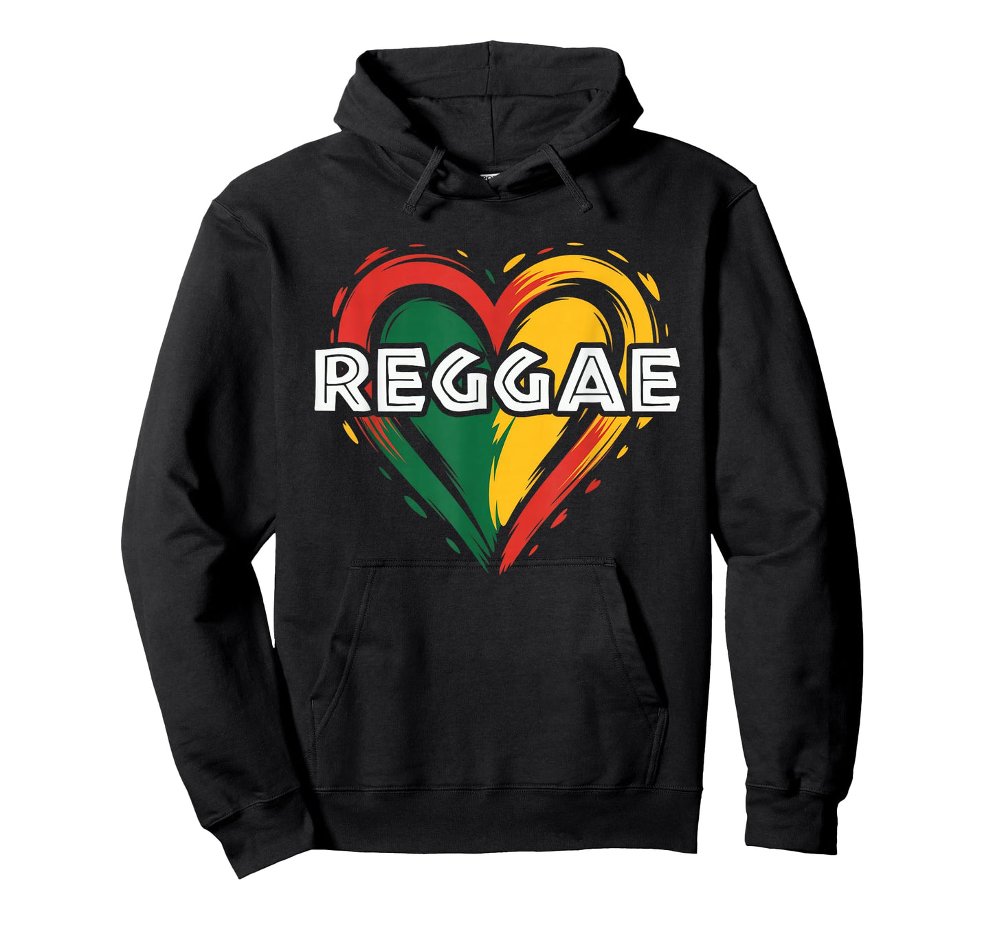 Reggae Music Heart Jamaica Rastafari Roots Jamaican T-Shirt