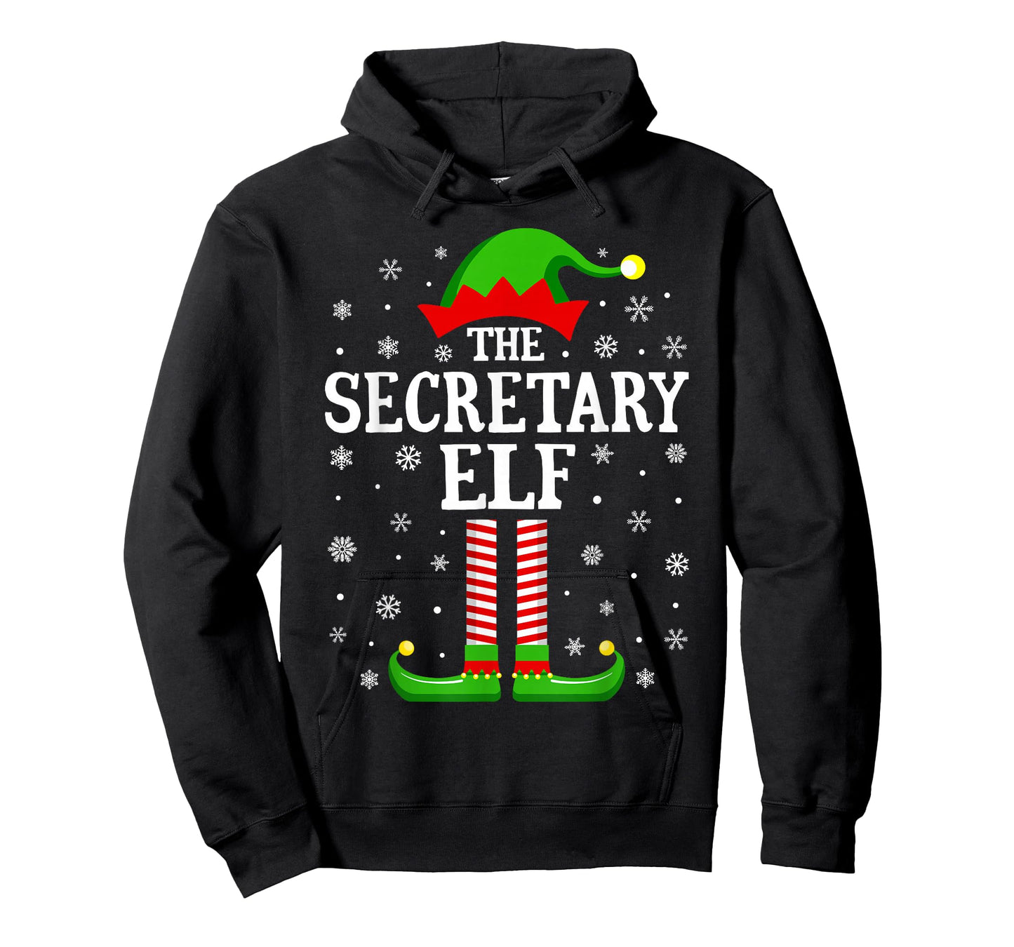 Secretary Elf Funny Christmas Family Matching T-Shirt