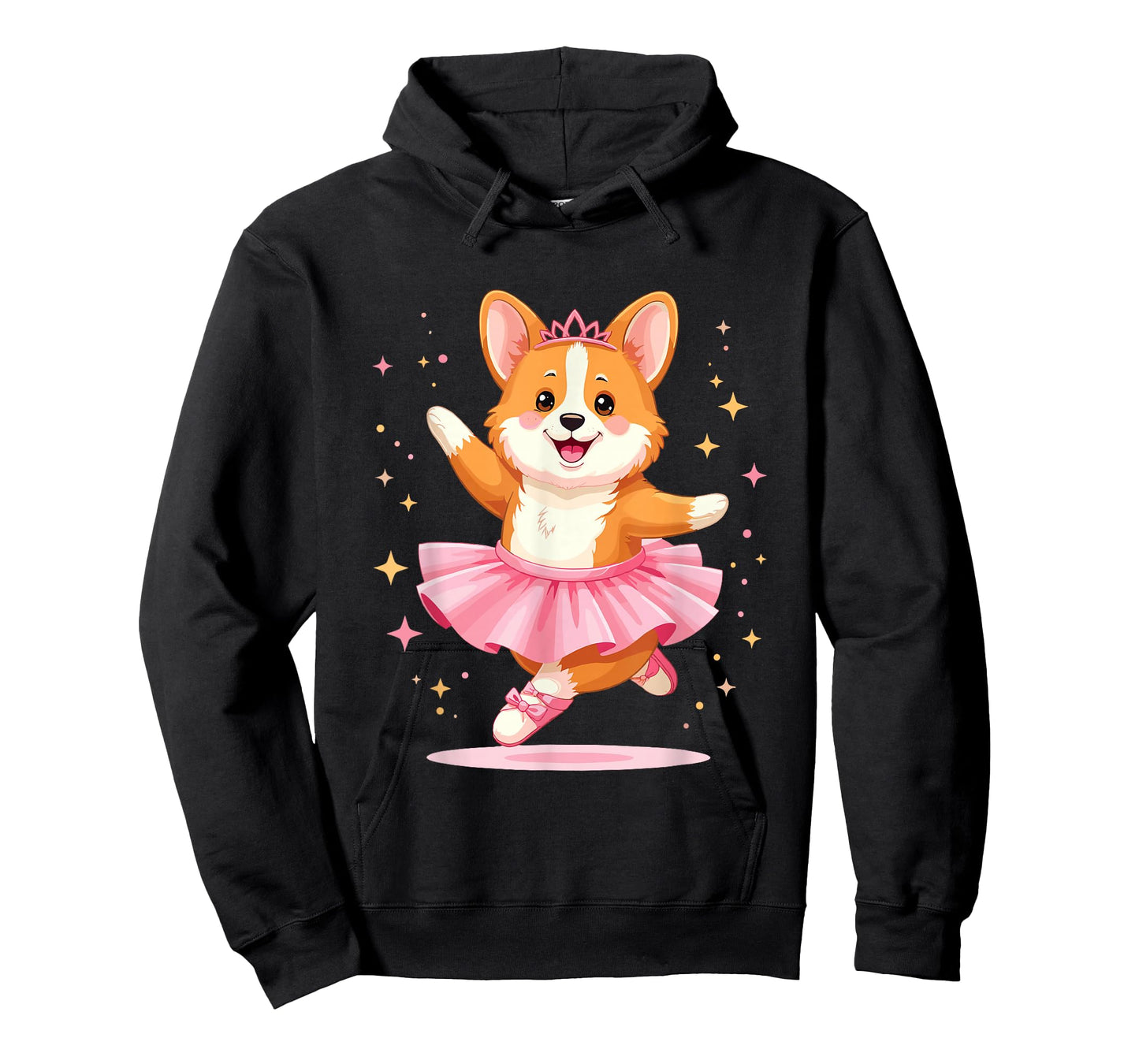 Cute Corgi Ballerina Tutu Dog Lover Ballet Dance T-Shirt