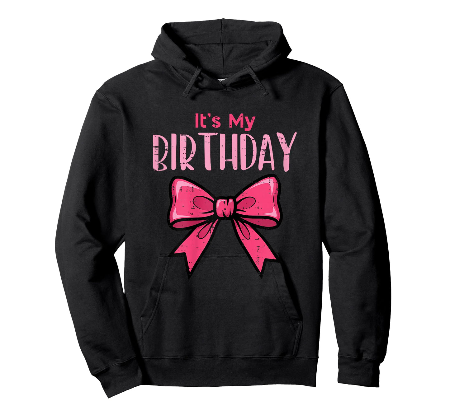 Its My Birthday Pink Coquette Bow Bday Party Women Girls Kid T-Shirt