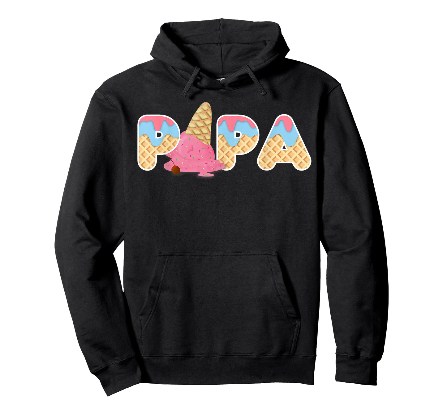 Ice Cream Papa 1st Birthday Matching Family T-Shirt