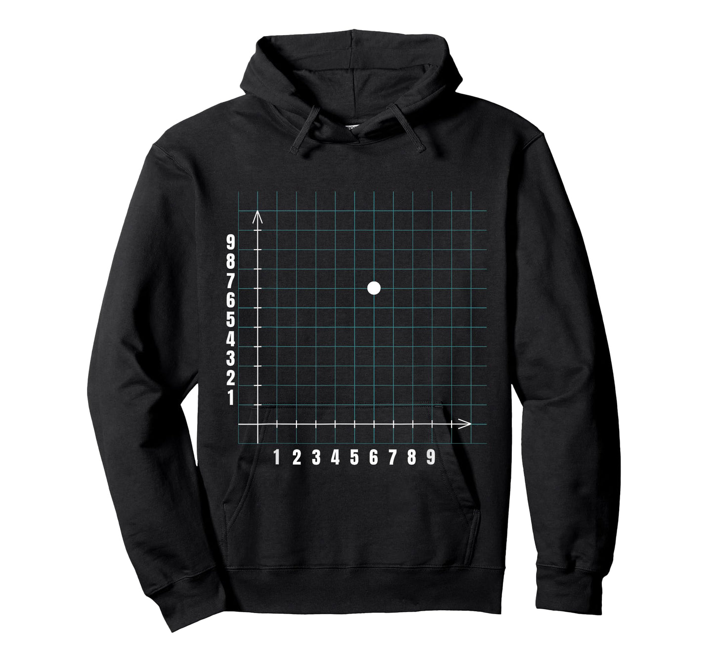 Coordinate (6,7) Funny Math Teacher 67 Cartesian Grid Point T-Shirt