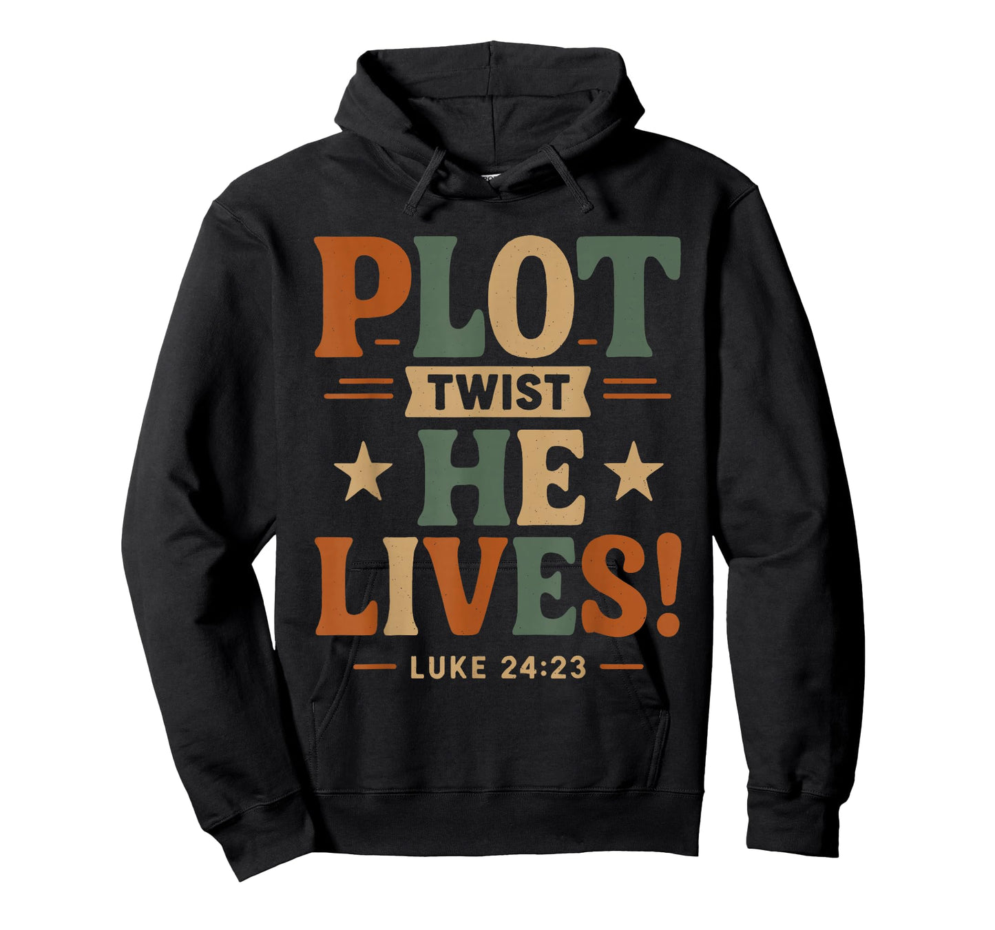 Plot Twist He Lives - Funny Jesus Easter Christian Faith T-Shirt