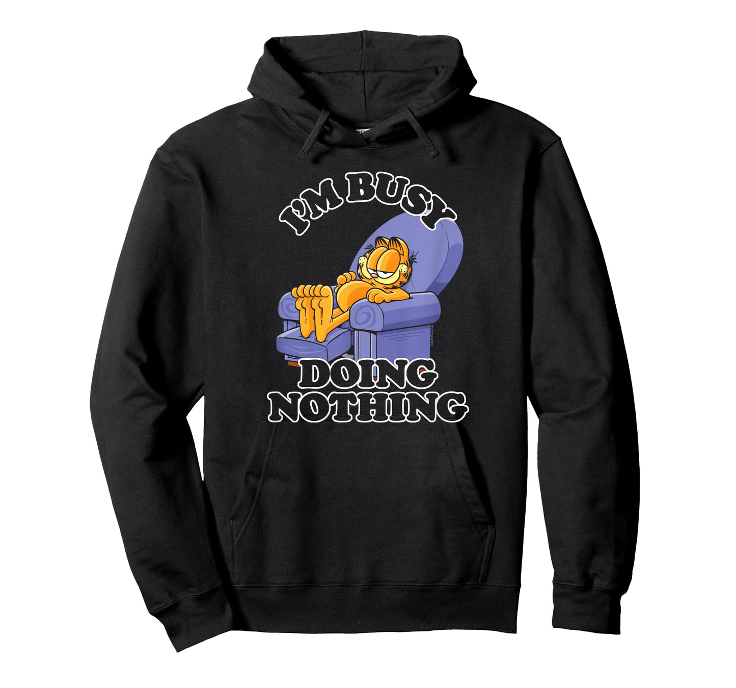 Garfield I'm Busy Doing Nothing Recliner Time Cartoon Cat T-Shirt
