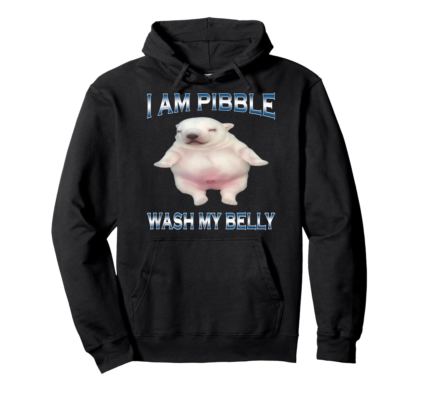 I Am Pibble Wash My Belly Funny Dog Clean My Belly Meme T-Shirt