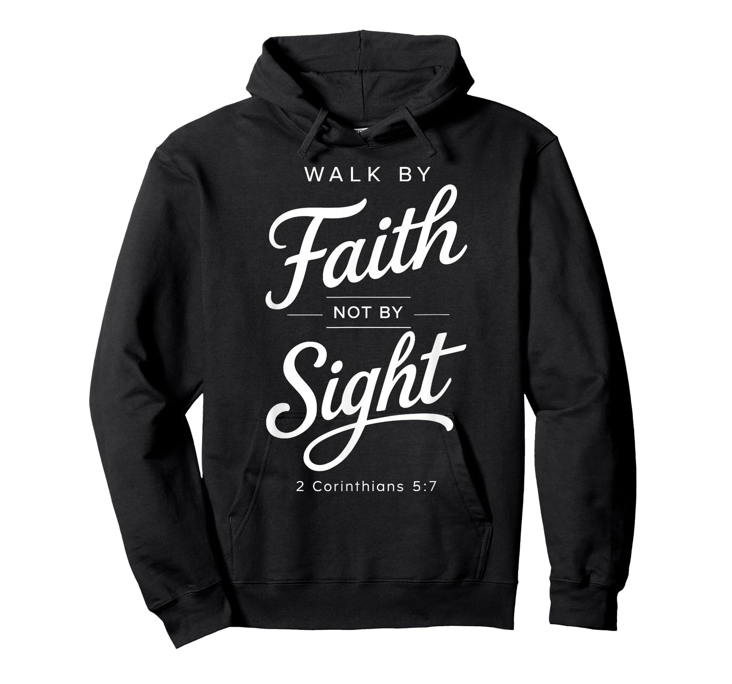 Walk by Faith Not by Sight Bible Verse Women Corinthians 5:7 T-Shirt