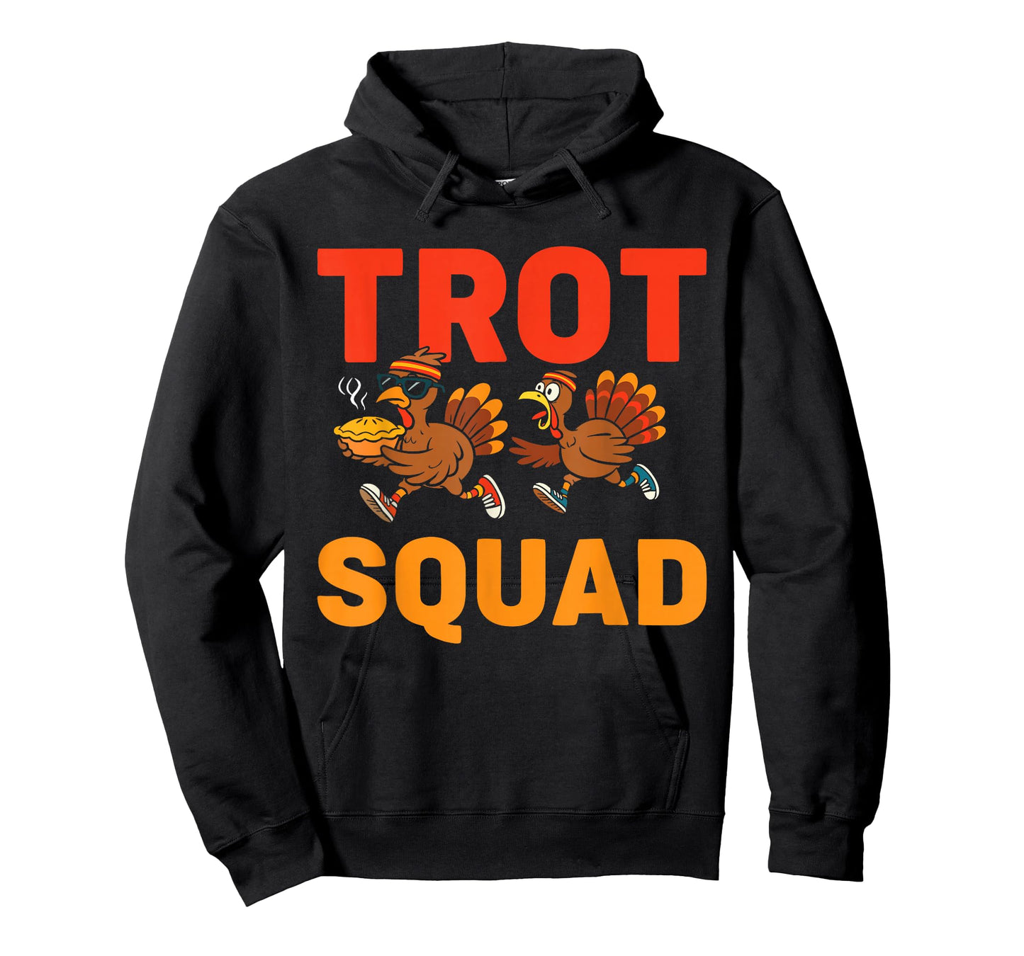 Funny Turkey Trot Squad Thanksgiving Turkeys Running for Pie T-Shirt