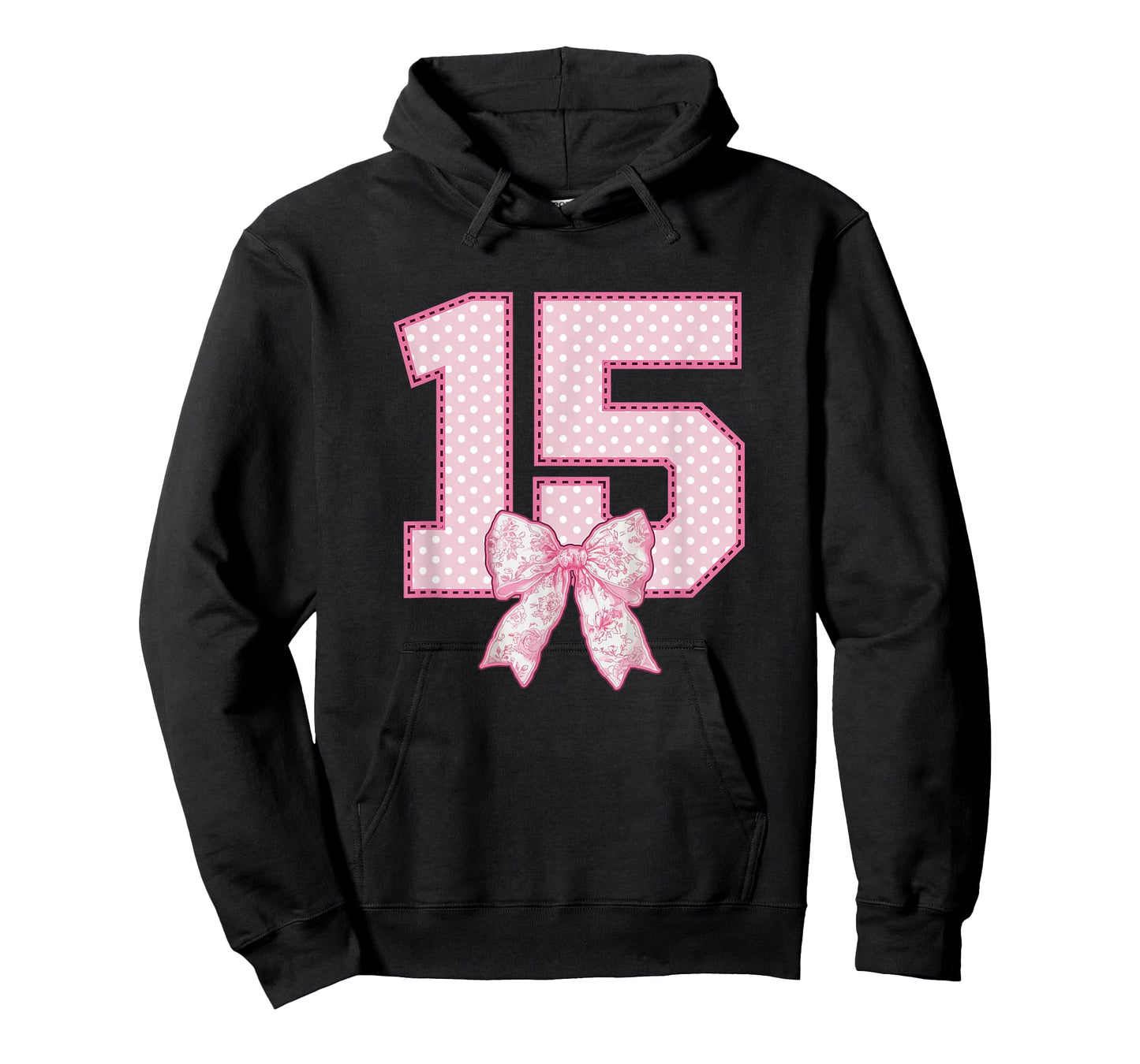 15th Birthday Shirt Girls Coquette Bow 15 Year Old Birthday T-Shirt