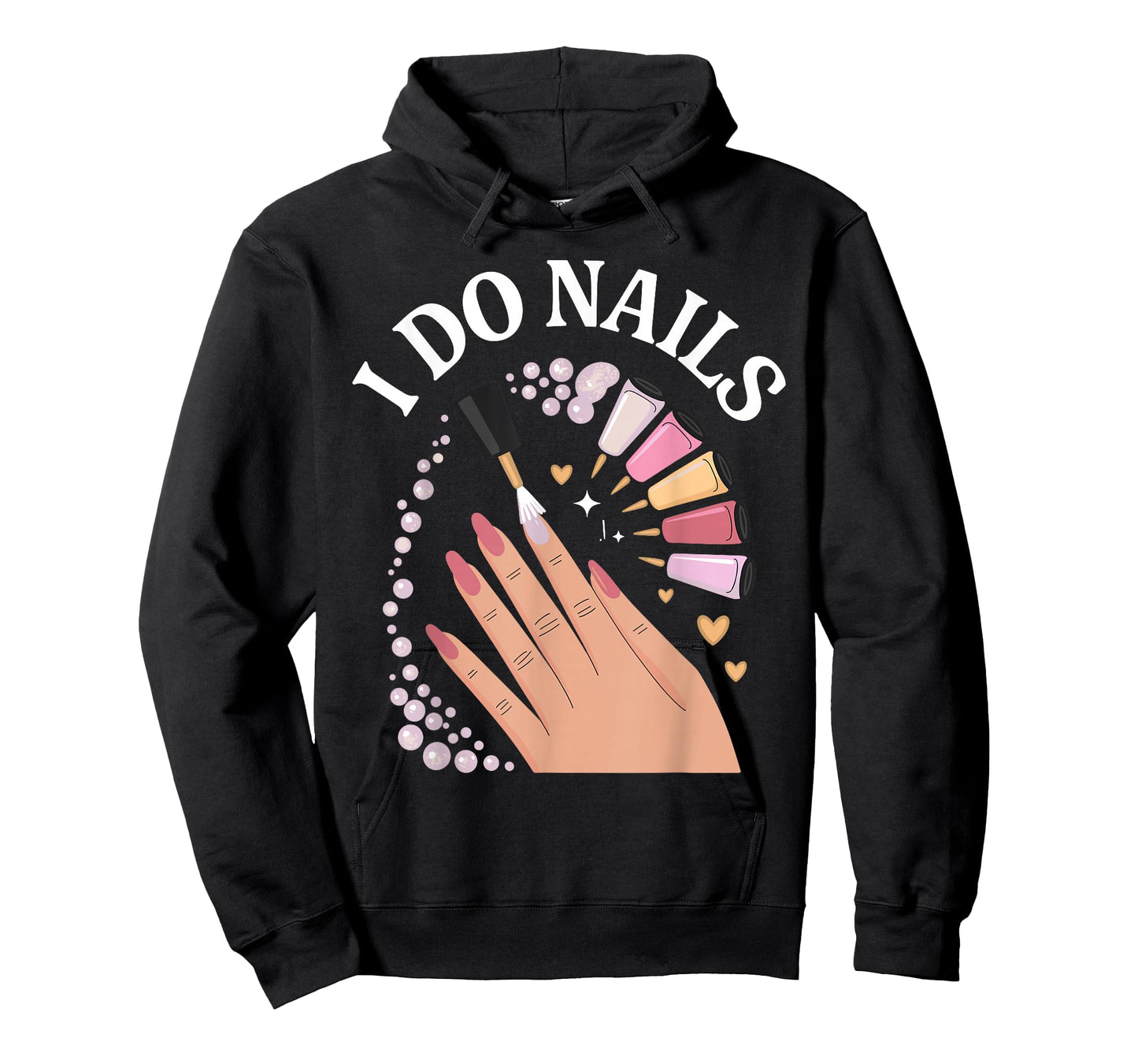 Cute Nail Tech Art for Women Girl Manicurist Nail Technician T-Shirt