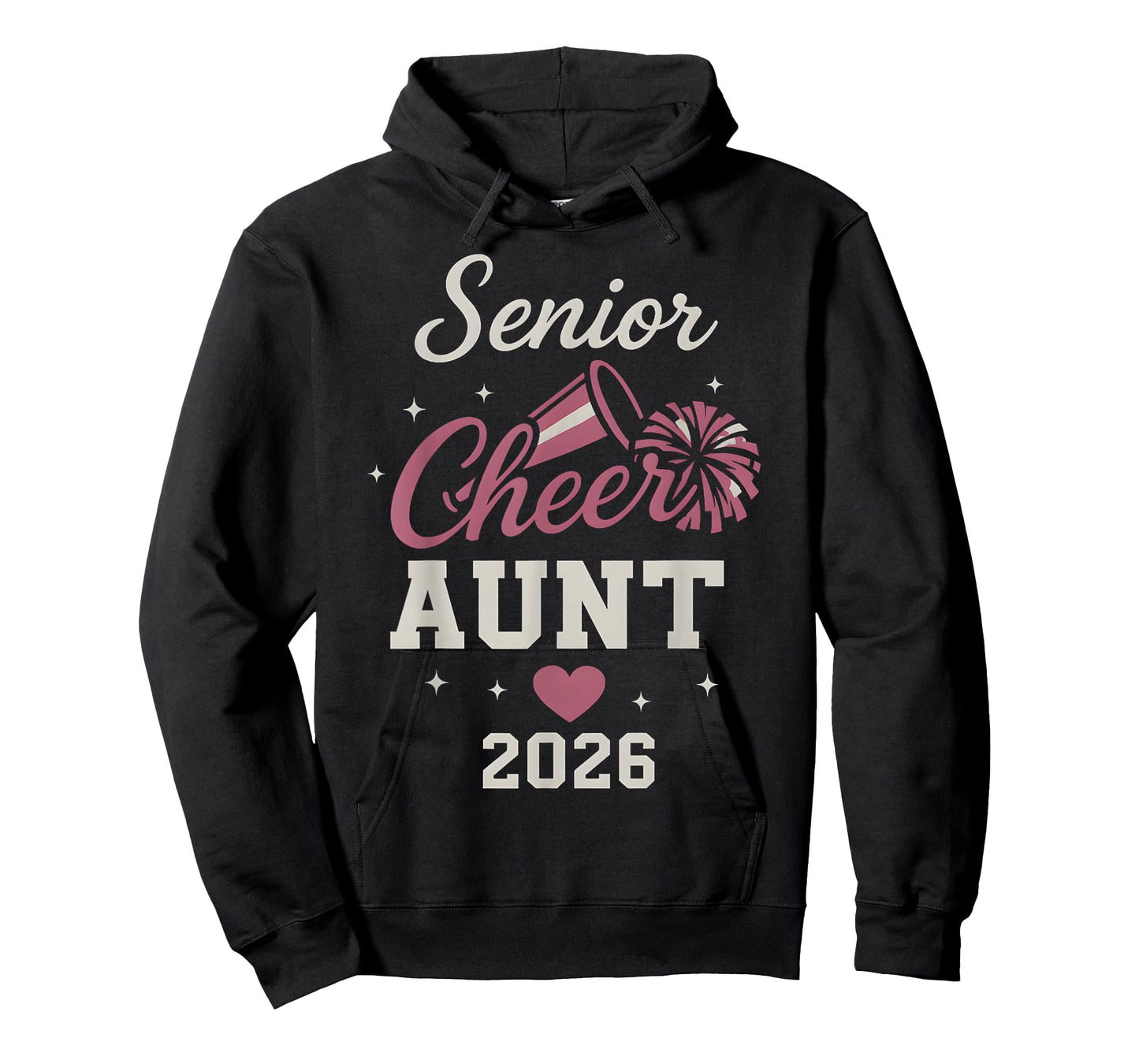 Proud Senior Cheer Aunt 2026 Cheerleader Class of 2026 T-Shirt