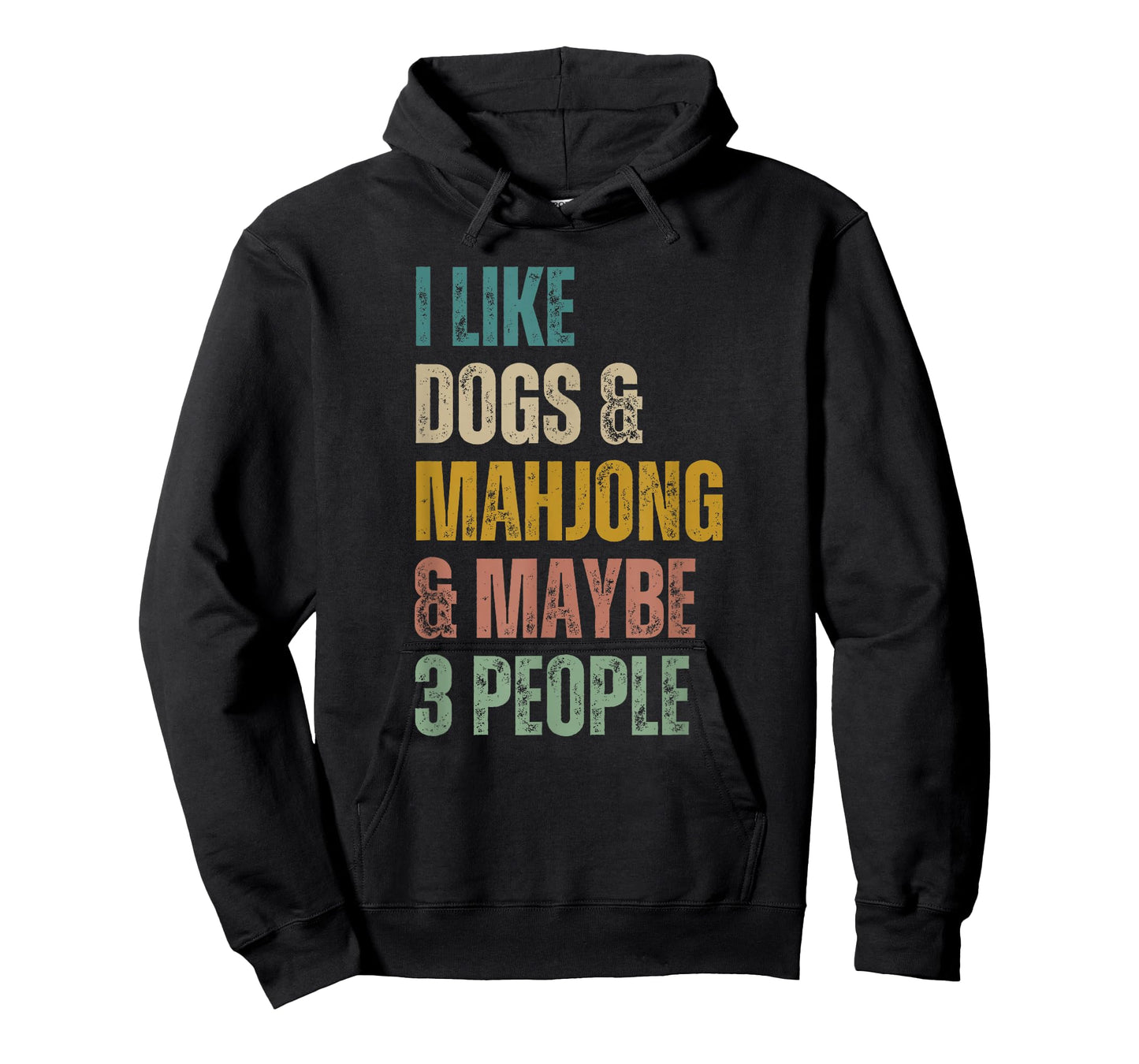 Funny Mahjong and Dogs Lover T-Shirt