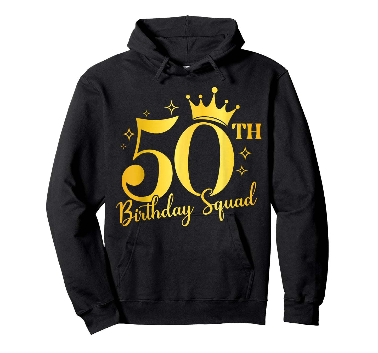 The 50th Birthday Squad Crown Queen T-Shirt