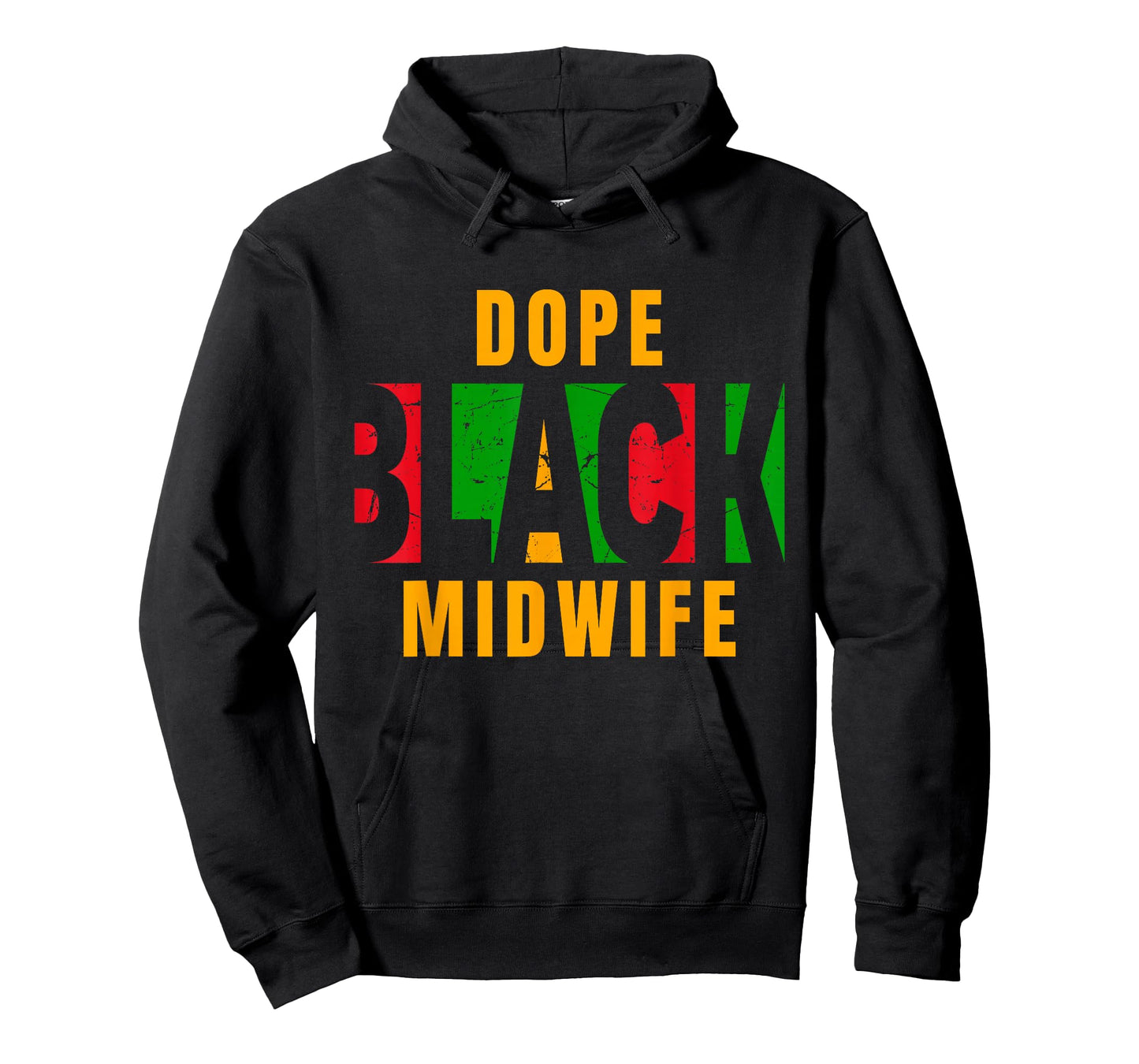 Dope Black Midwife Black Beautiful Midwife T-Shirt