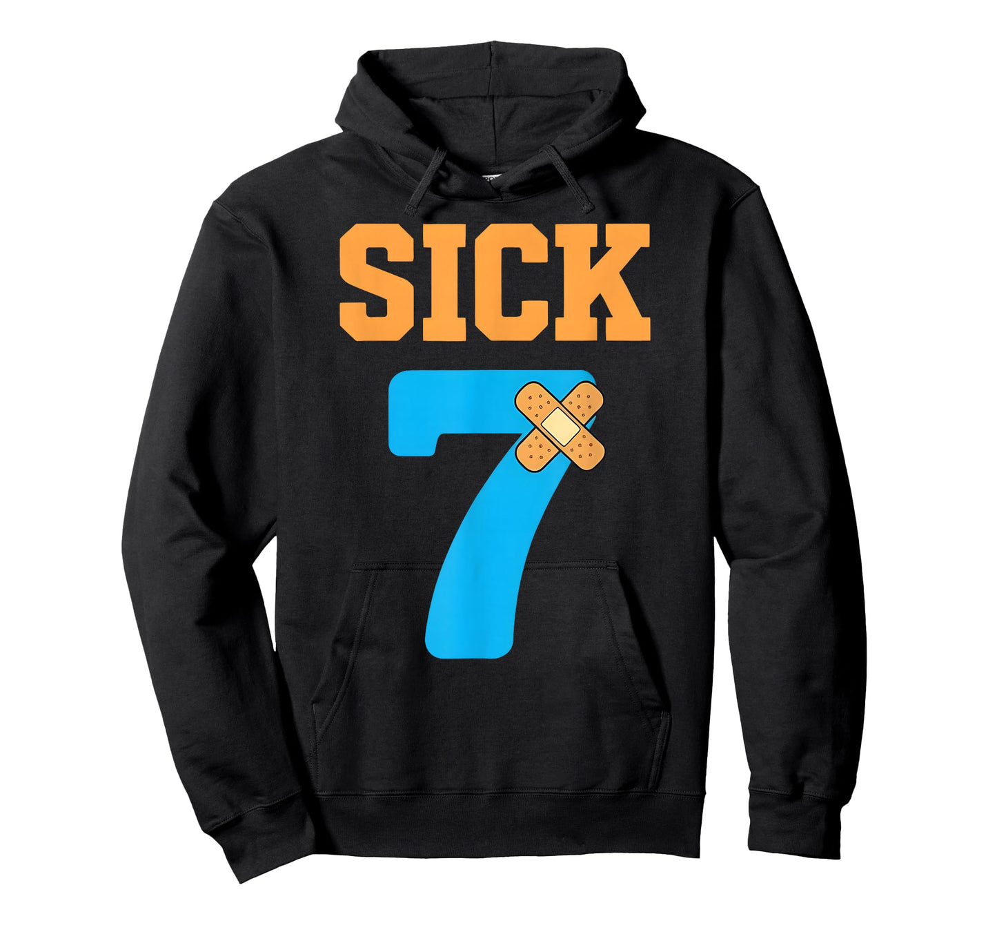 Sick Seven Meme Six Seven Sick 7 Funny Bandage T-Shirt