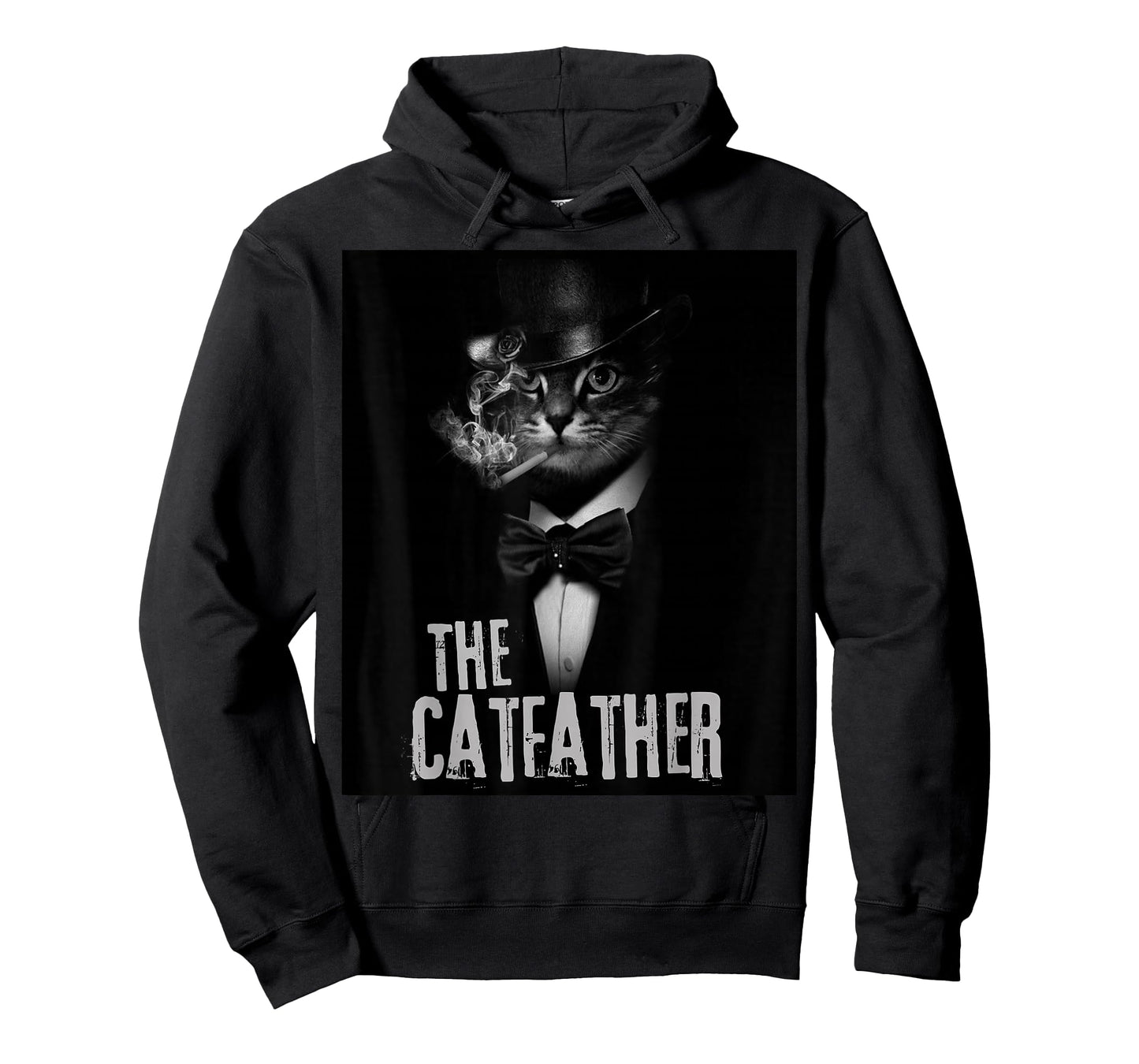 Funny The CatFather Mens Cat Dad T-Shirt