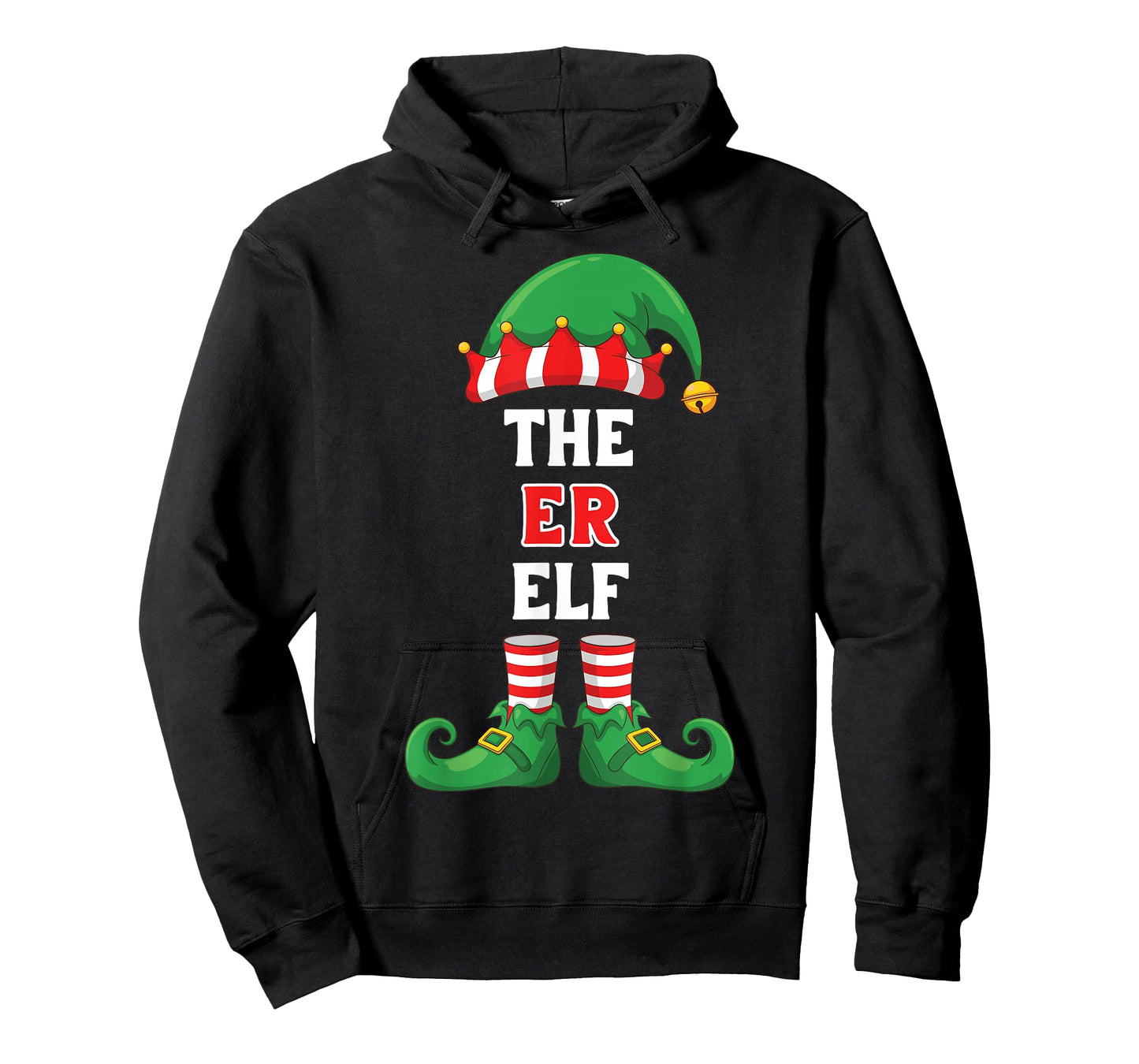 The ER Elf Shirt Christmas for ER Nurse Doctor Tech Top T-Shirt