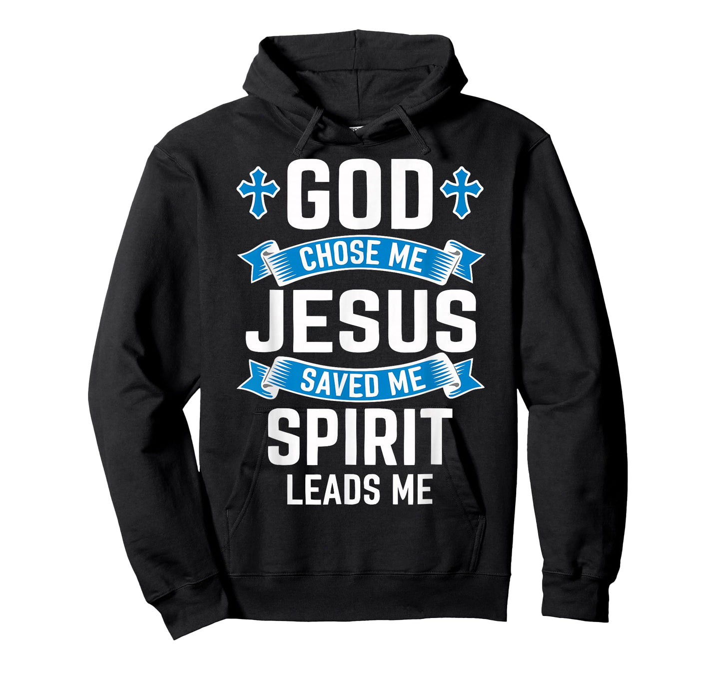 Christian Faith God Chose Me Jesus Saved Spirit Leads Me T-Shirt