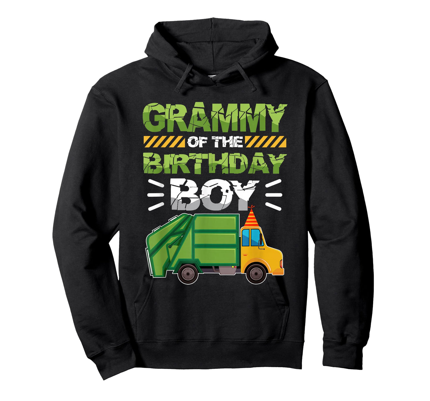 Grammy of The Birthday Boy Garbage Truck Birthday Family T-Shirt