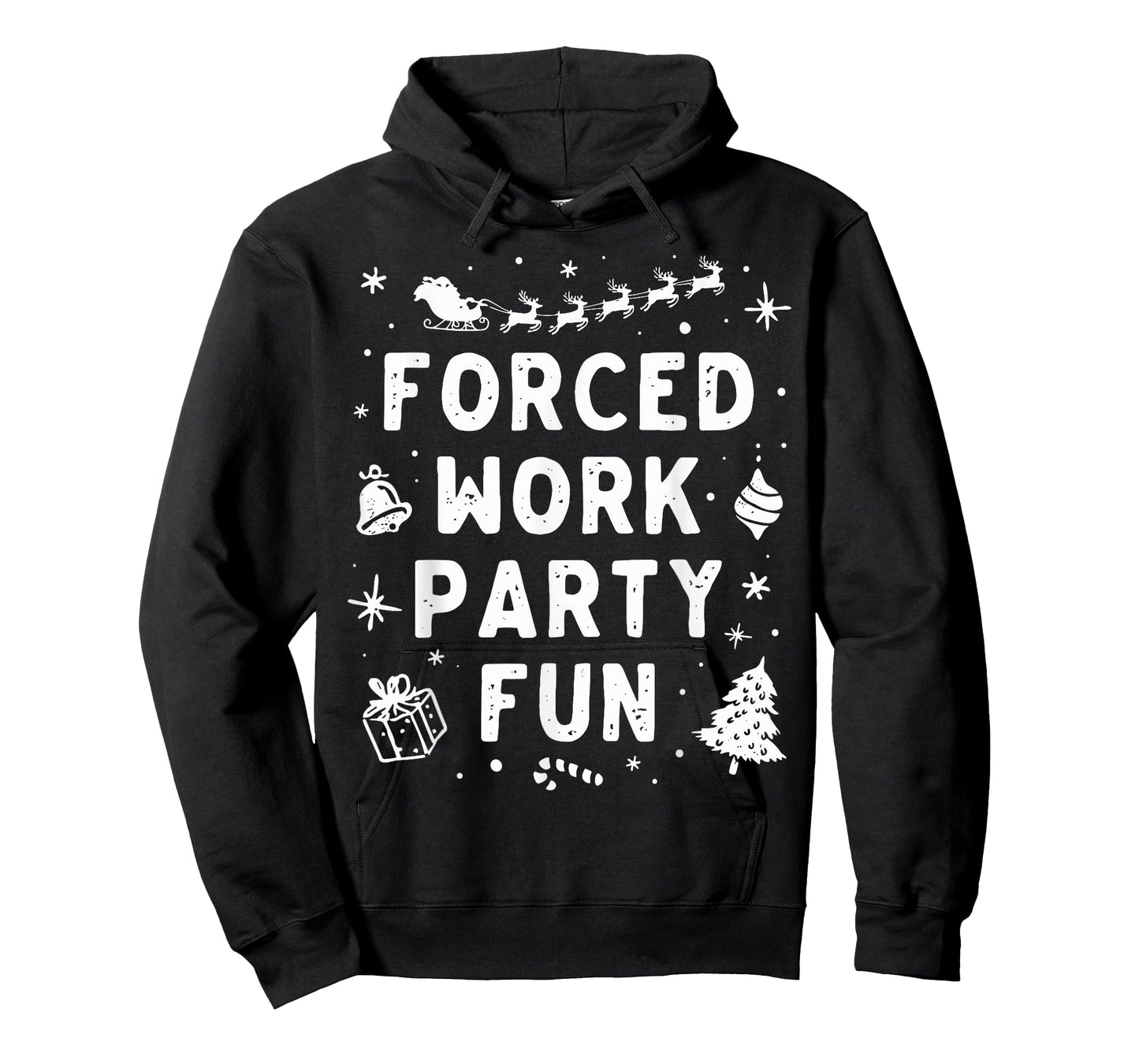 Vintage Forced Work Party Fun Merry Christmas Party Holiday T-Shirt