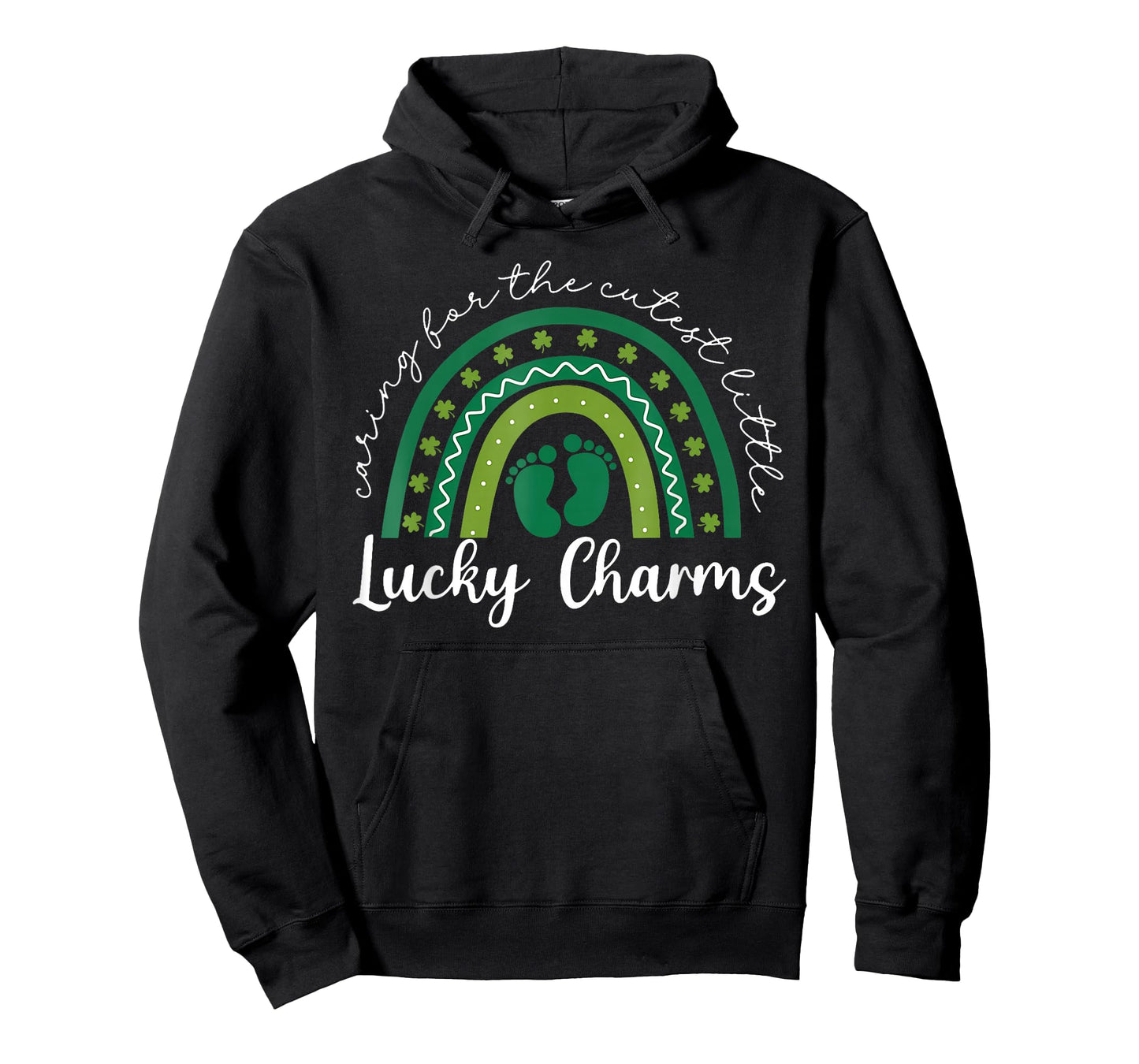 Caring for The Cutest Lucky Charms NICU St Patricks Day T-Shirt