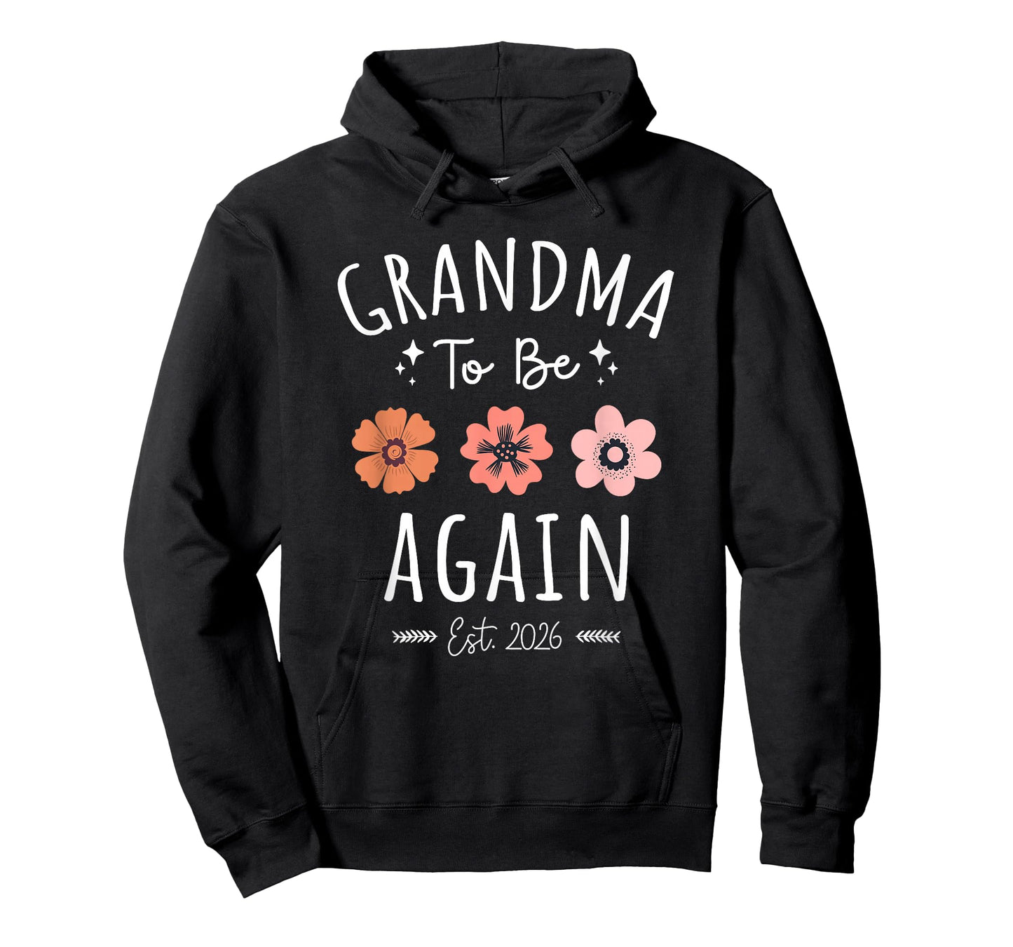 Grandma to Be Again 2026 2nd Baby Announcement Grandparents T-Shirt