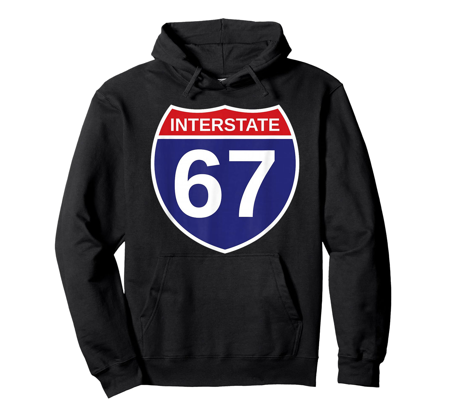 Interstate 67 Funny Six Seven 6 7 Meme Route Highway I-67 T-Shirt