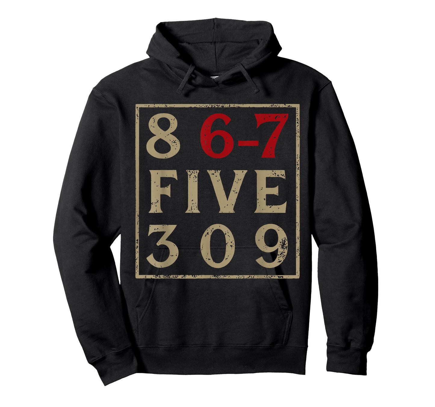 8 6-7 Five 309 6 7 Meme Six Seven Funny T-Shirt