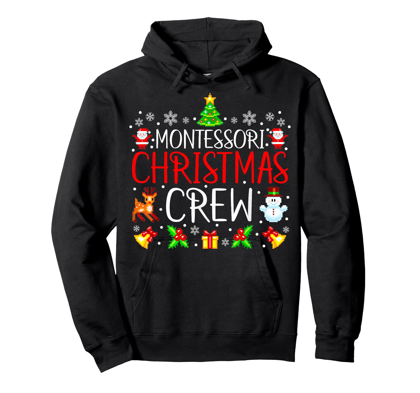 Montessori Christmas Crew Matching Xmas T-Shirt