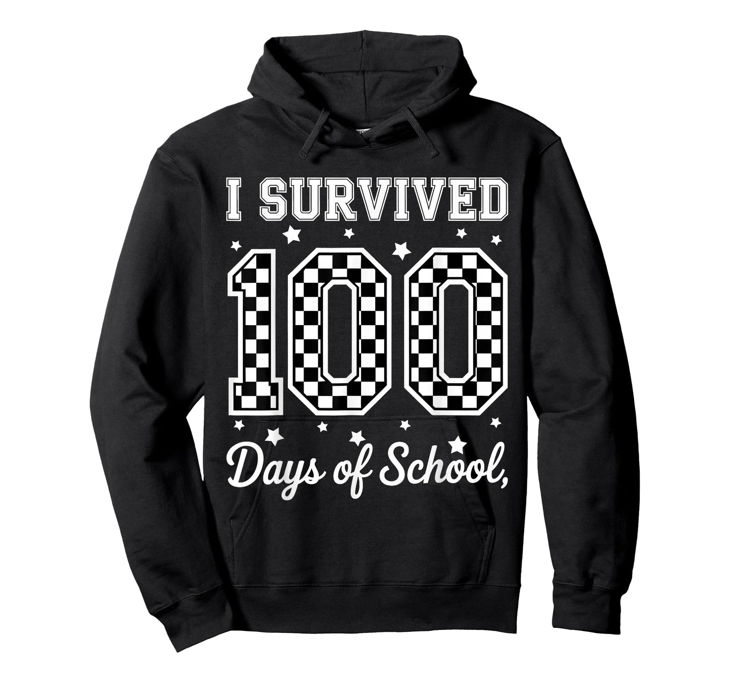 I Survived 100 Day of Me Checkerboard Boy Teacher T-Shirt