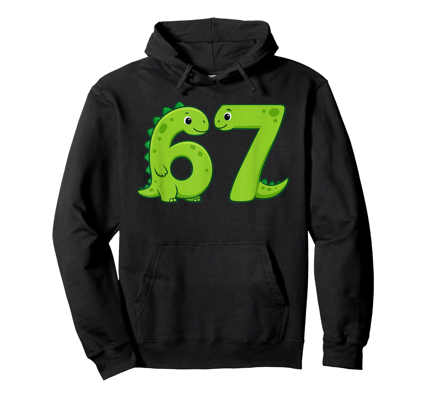 Six Seven 67 Dinosaur Numbers 6 and 7 Animal Lovers T-Shirt