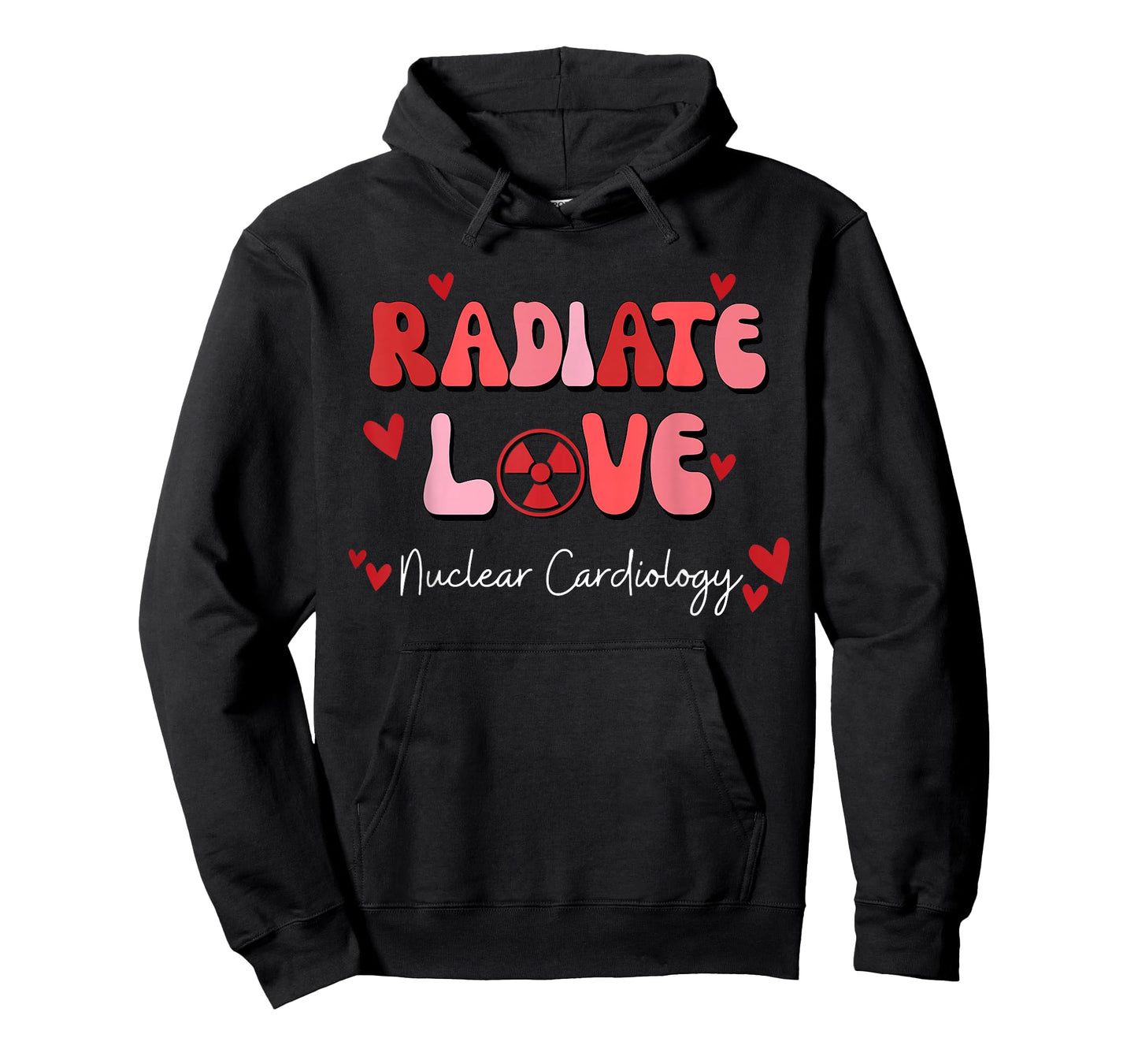 Radiate Love Nuclear Cardiology Valentine Med Tech Medicine T-Shirt