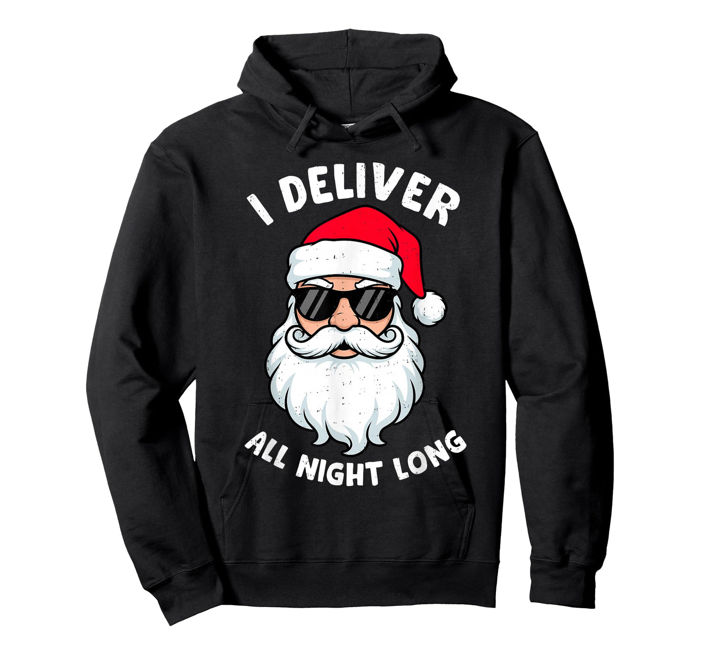 Funny Santa Claus I Deliver All Night Long Christmas Xmas T-Shirt