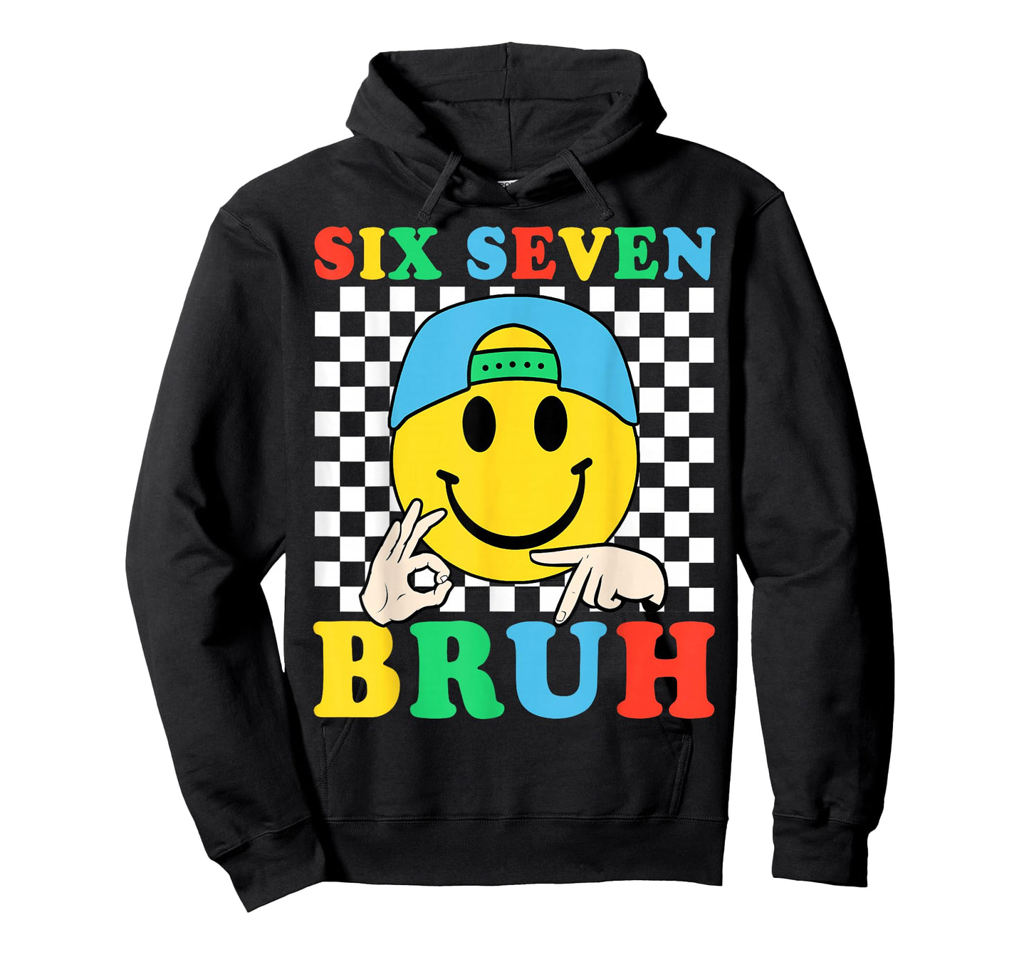 Six Seven Bruh Boys 67 Meme Gen Alpha Slang 6 7 Kid Brainrot T-Shirt