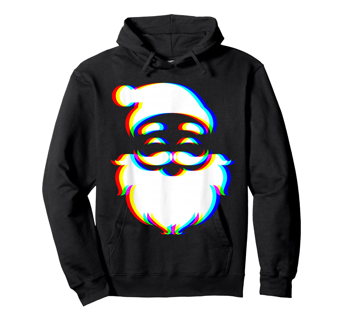 Santa Christmas Xmas Trippy Vaporwave EDM Techno Rave T-Shirt