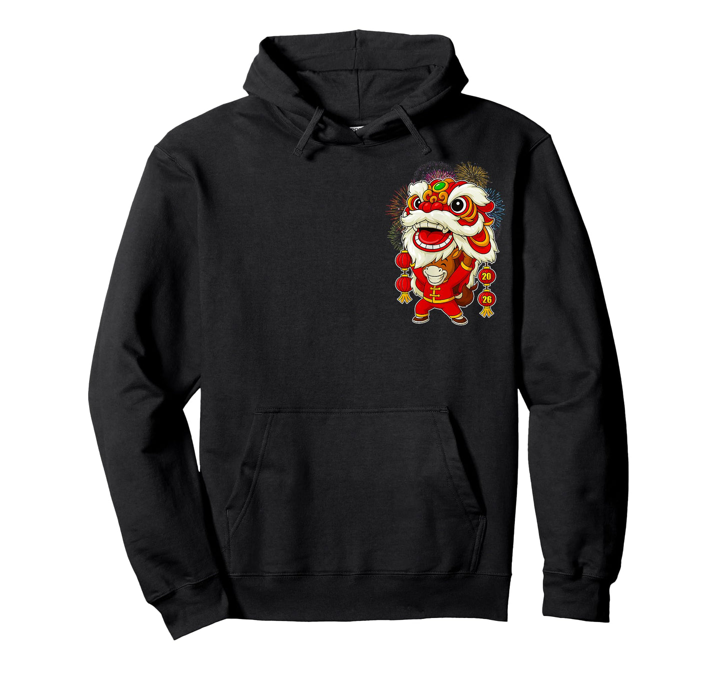 Year of The Horse Lion Dance Chinese Lunar New Year 2026 T-Shirt