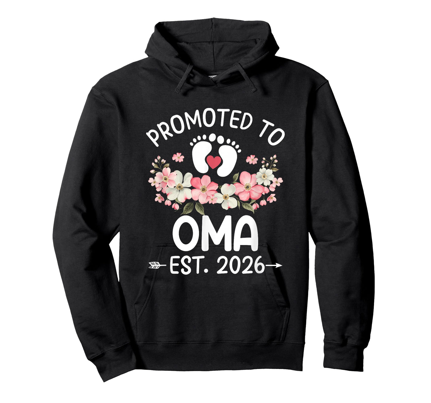 Promoted to Oma 2026 First Time Floral New Oma T-Shirt