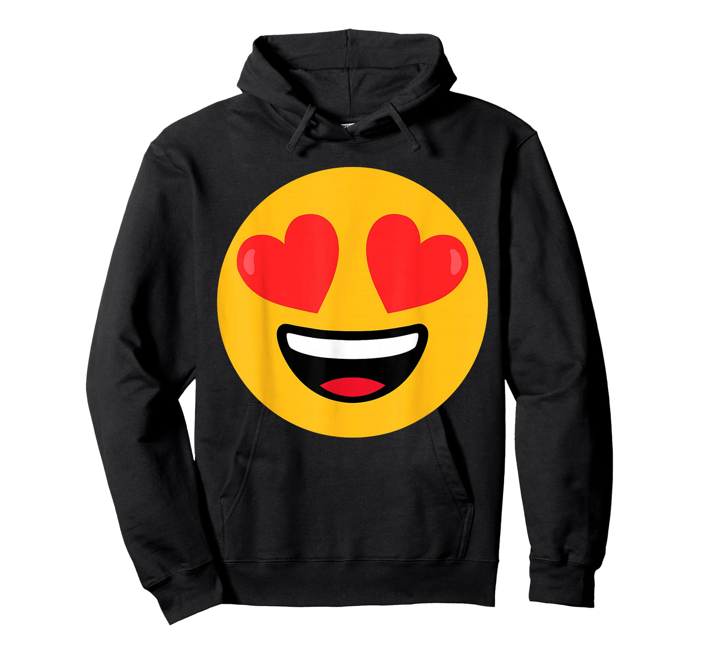 Funny Emoticon Face Grin Hearts Love T-Shirt