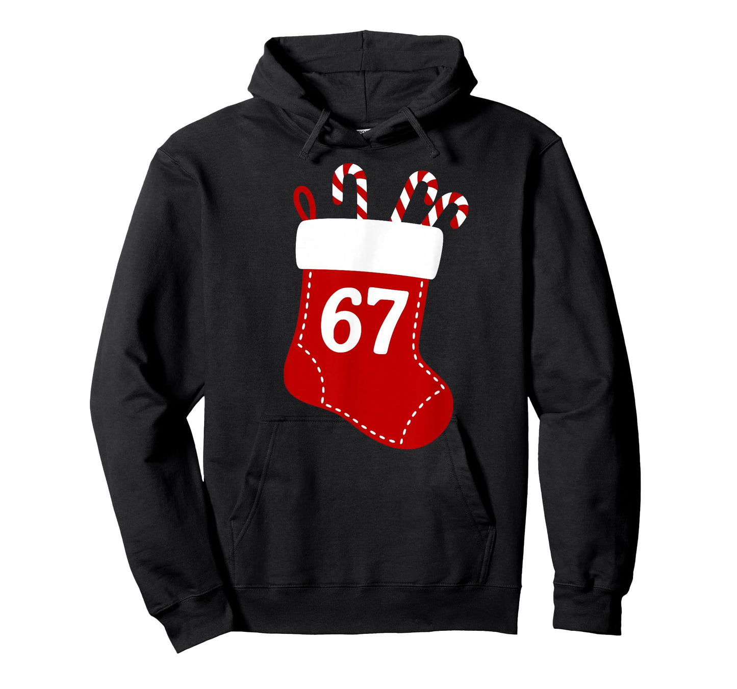 Six Seven Kids 67 Boys Girls 6 7 Christmas Stocking Xmas Tee T-Shirt