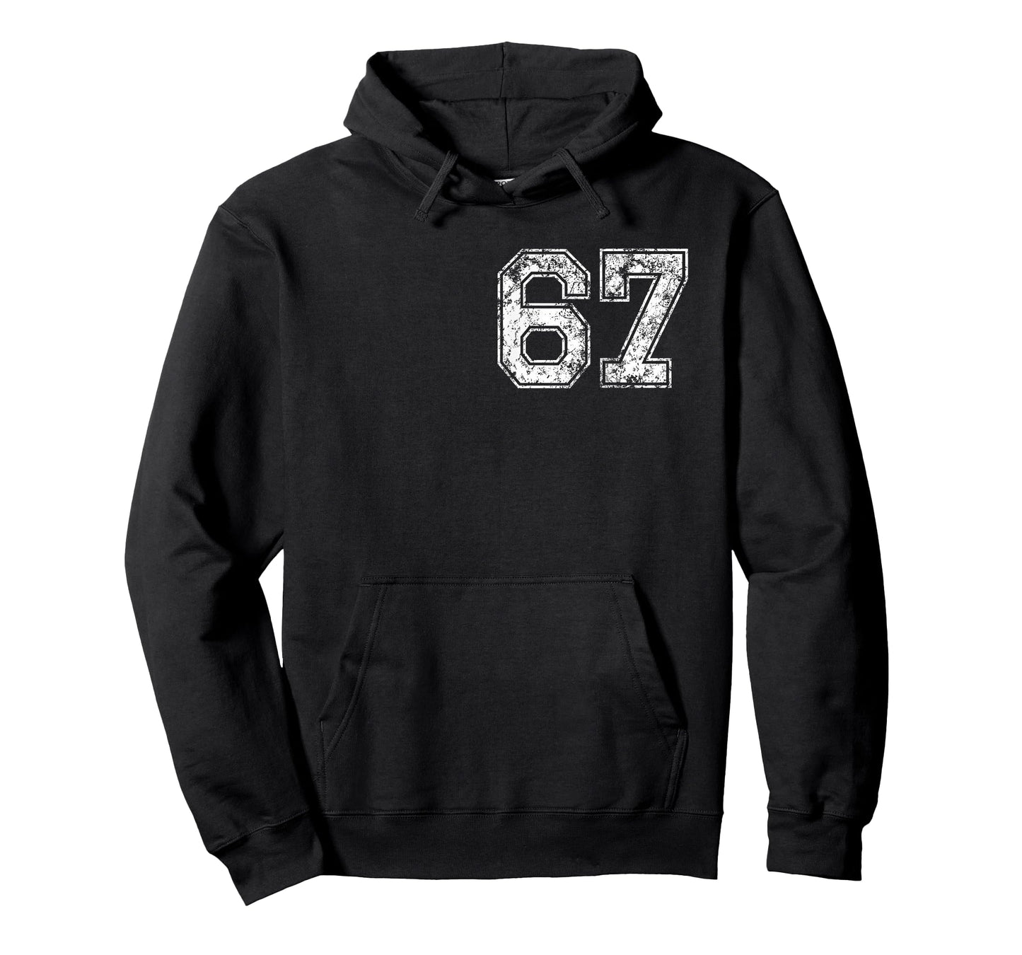 Six Seven 6 7 Cool Meme Vintage 67 Funny Number Front/Back T-Shirt