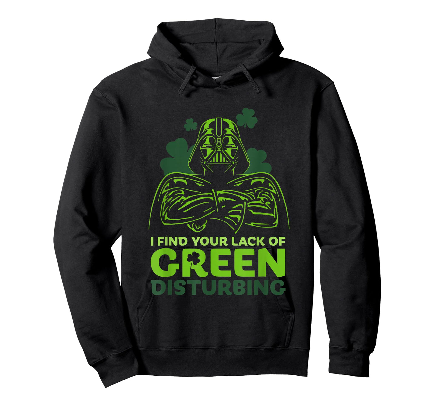 Star Wars A New Hope Holiday Darth Vader Green Clover T-Shirt