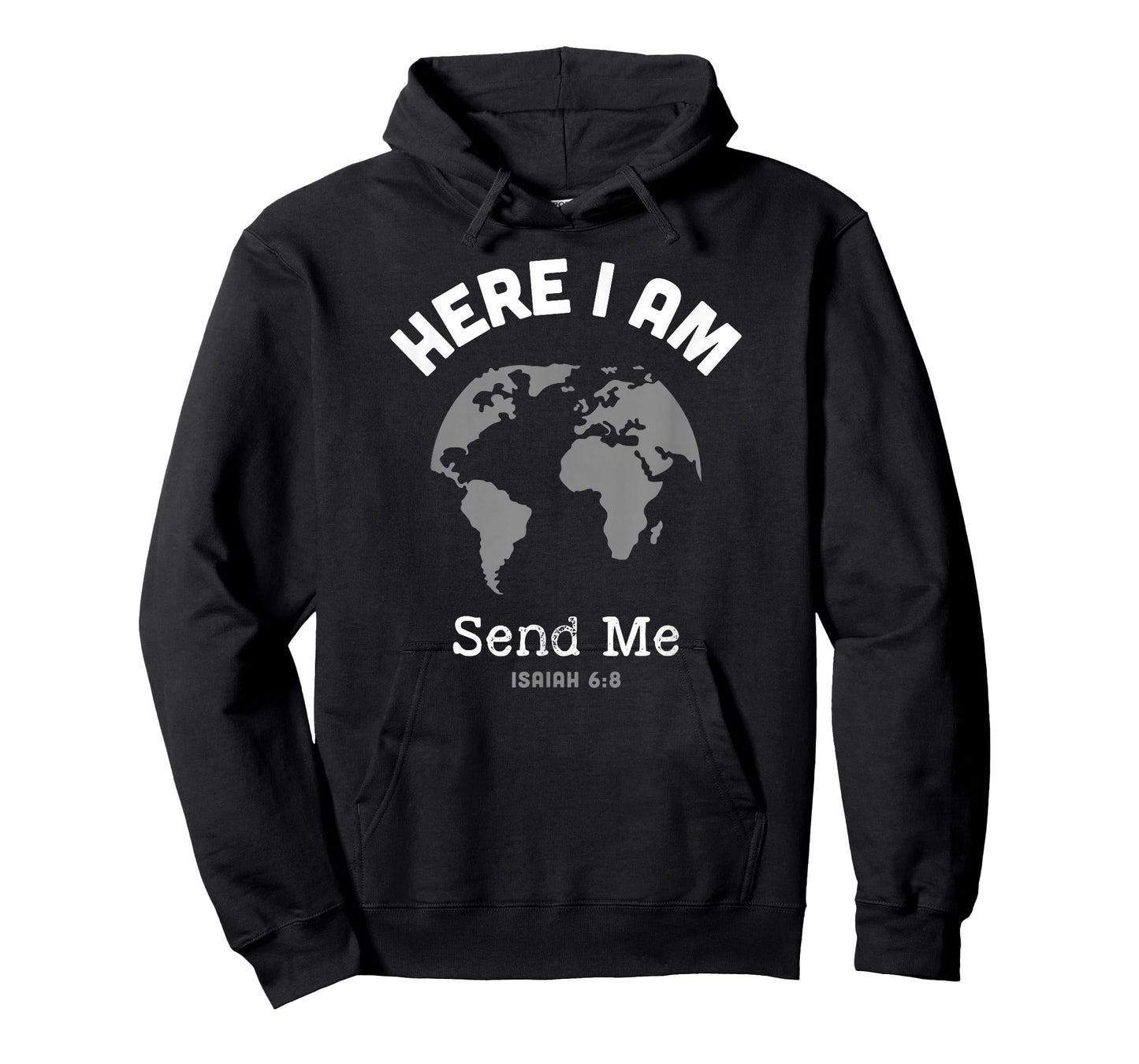 Here I am Send Me Isaiah 6:8 Christian Missionary Faith T-Shirt