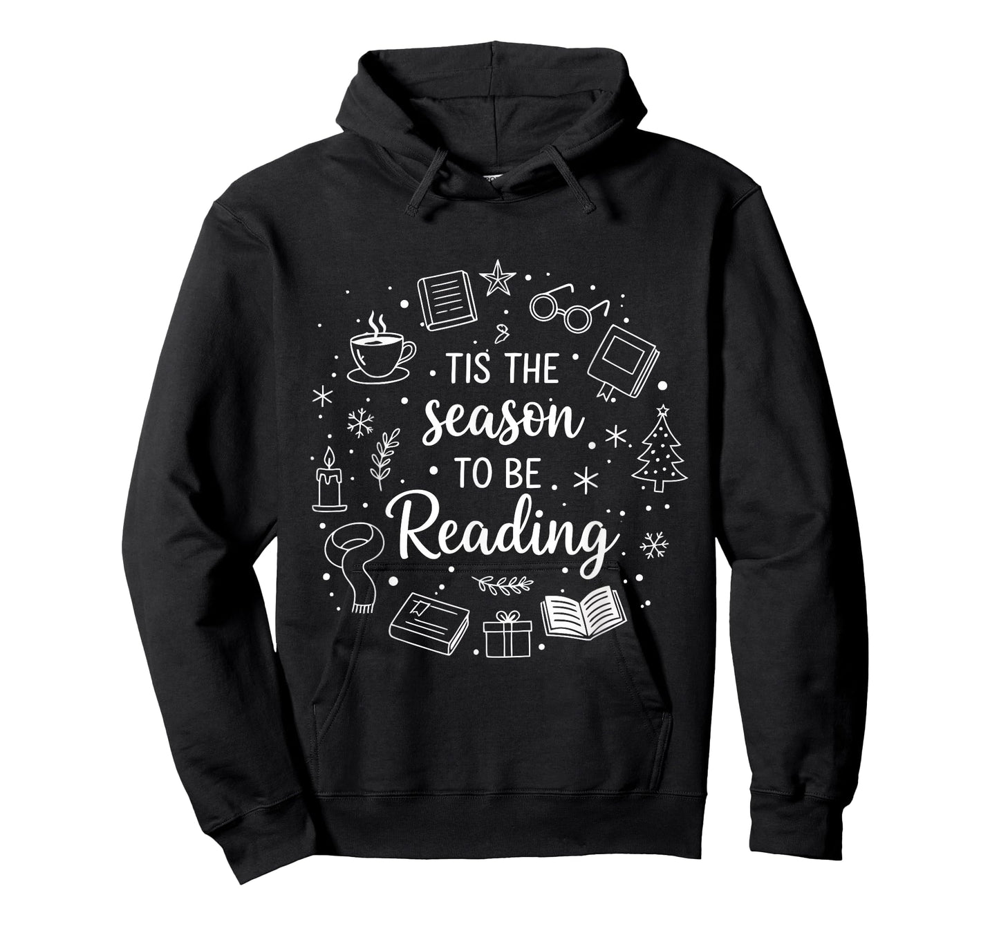 Tis The Season to Be Reading, Bookish Xmas,Librarian Holiday T-Shirt
